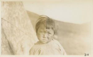 Image of Eskimo [Inughuit] girl of the Smith Sound tribe